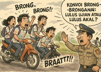 Konvoi Brong-Brongan: Lulus Ujian atau Lulus Akal?