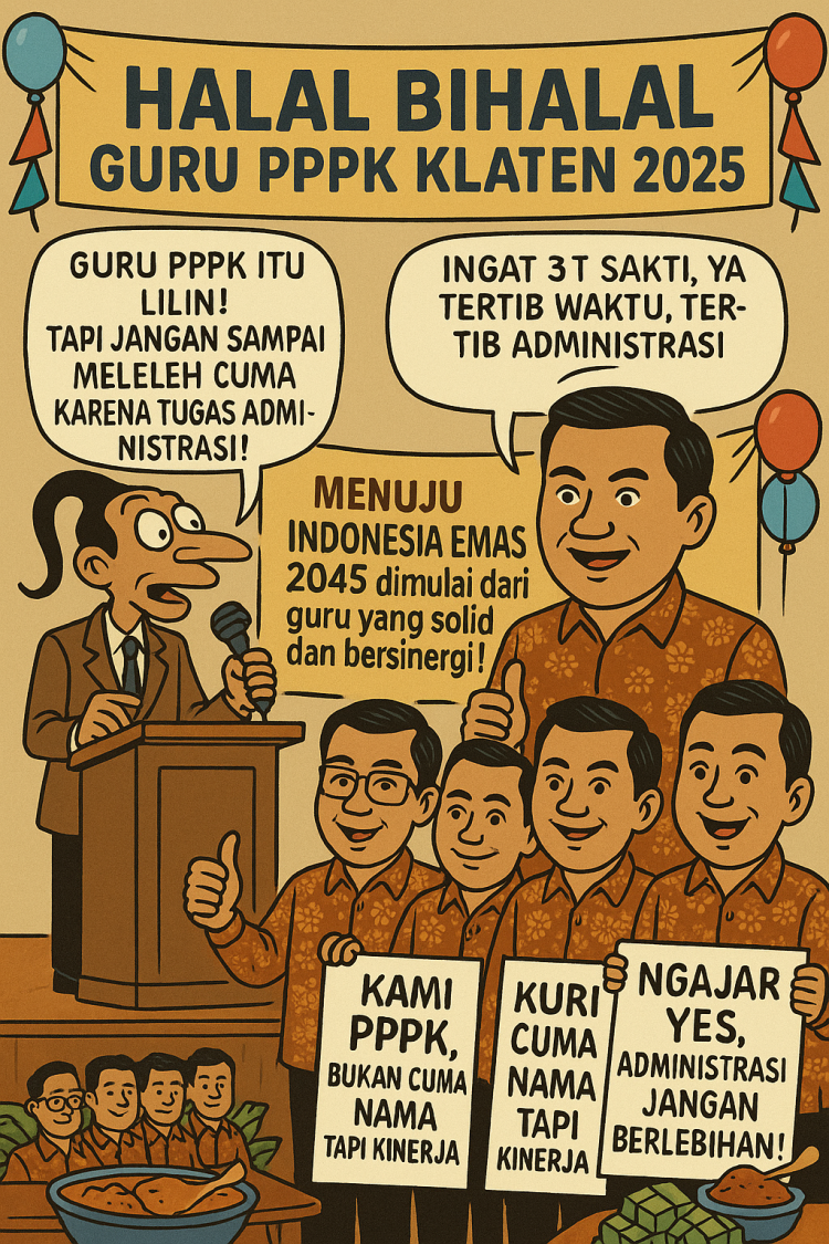 Halal Bihalal Guru PPPK Klaten: Antara Sambel Pecel, Soliditas, dan 3T Sakti